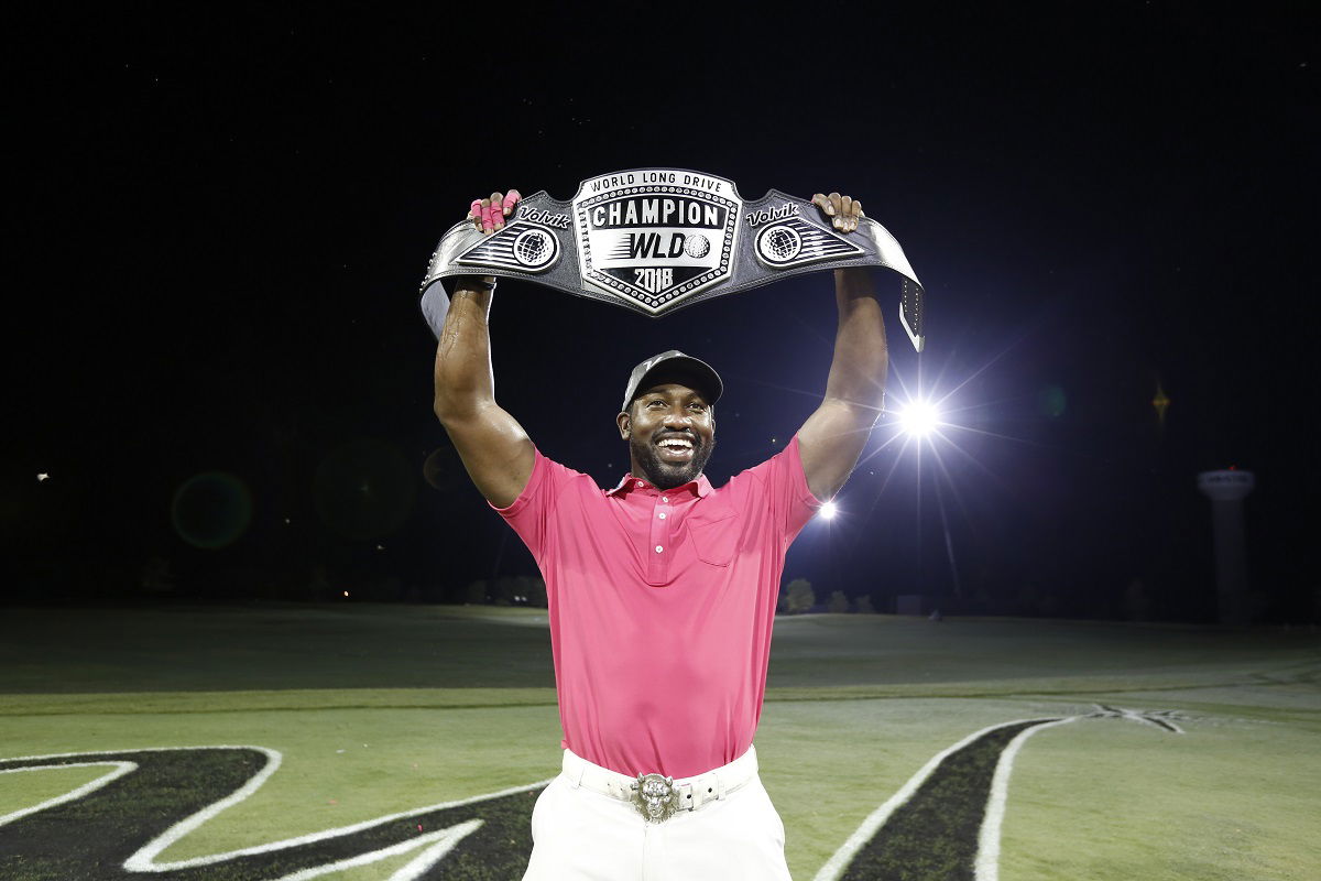 WATCH: Long Drive Champ Maurice Allen bombs drive over Niagara Falls